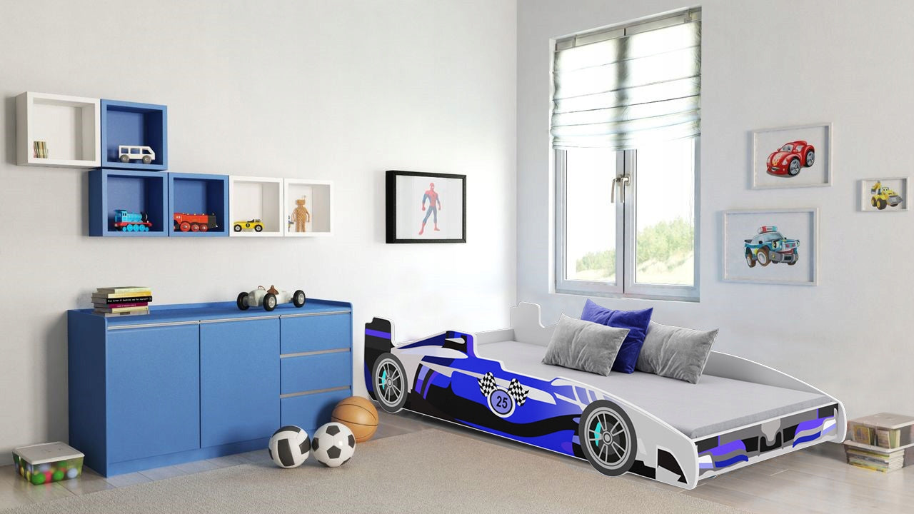 Kinderbett Kobi Car 160x80 cm + Matratze 
