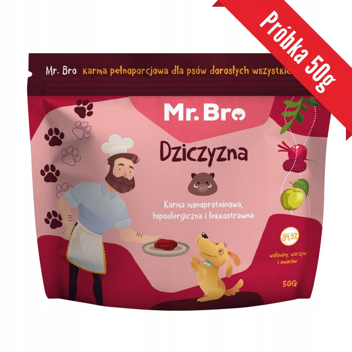 Sample Mr. Bro venison Food for Adult Dogs 50 g