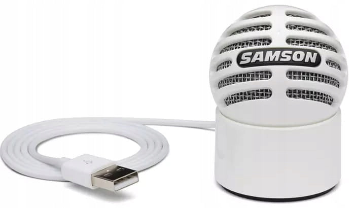 Samson Meteorite White Miniature USB Microphone for Laptop