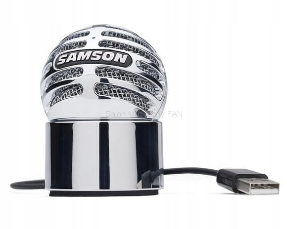Samson Meteorite - black miniature USB microphone for laptop computer