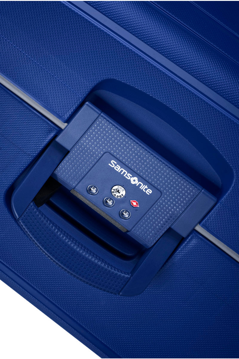 Samsonite S'cure Cabin Suitcase 55 cm 34l Hard Blue Dark Blue Depth (shorter edge) 20 cm