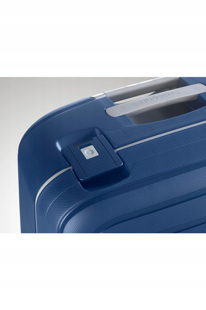 Samsonite S'cure Cabin Suitcase 55 cm 34l Hard Blue Dark Blue Model S'cure