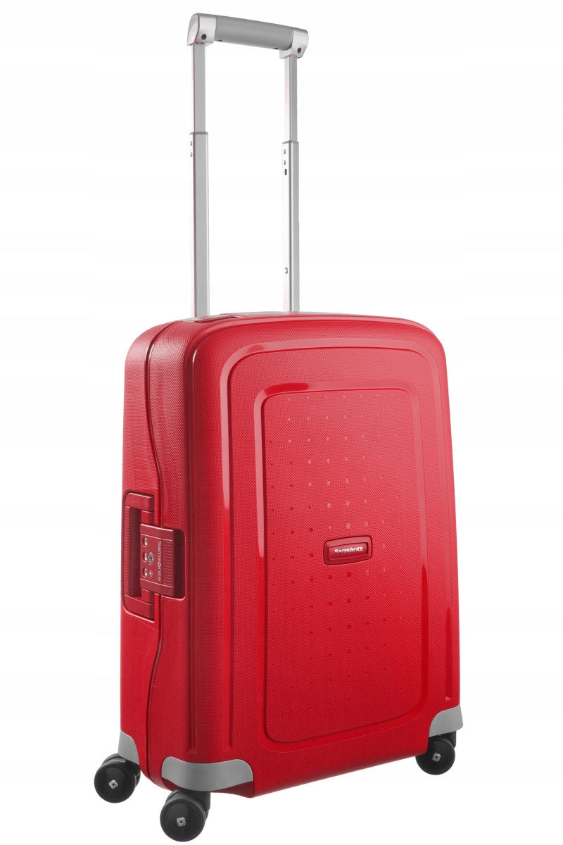 Samsonite S'cure Cabin Suitcase 55 cm 34l Hard Red Crimson Red Width (longer edge) 40 cm