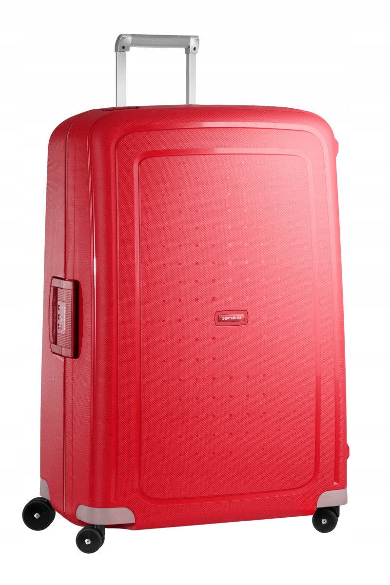 Samsonite S'cure Suitcase Large XL 81 cm red Crimson Red