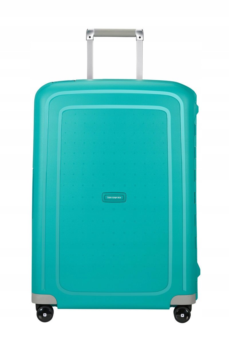 Samsonite S'cure Suitcase Medium 69 cm 79l Hard Polypropylene Aqua Blue Brand Samsonite