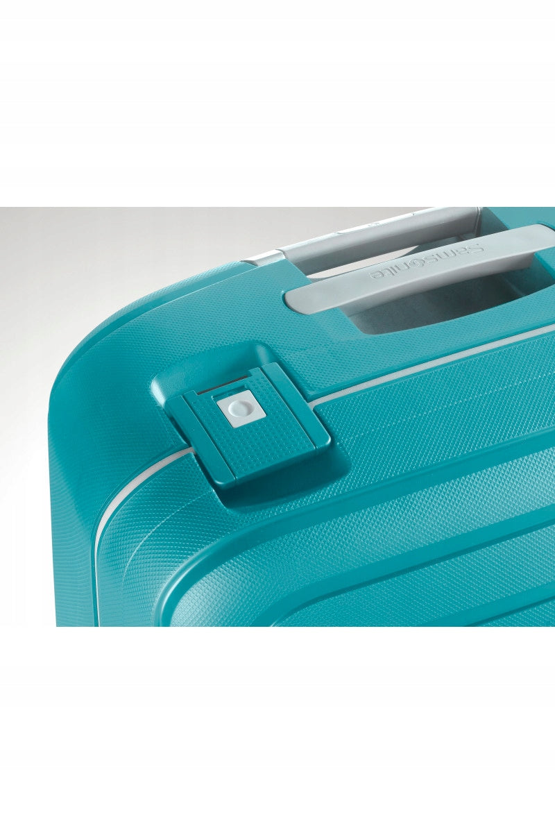 Samsonite S'cure Suitcase Medium 69 cm 79l Hard Polypropylene Aqua Blue Height 69 cm