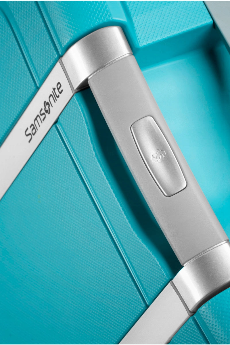 Samsonite S'cure Suitcase Medium 69 cm 79l Hard Polypropylene Aqua Blue Width (longer edge) 49 cm