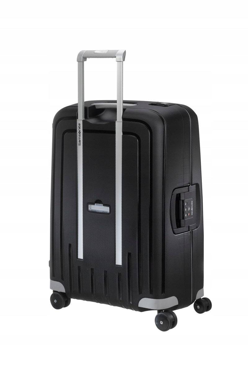 Samsonite S'cure Suitcase Medium 69 cm 79l Hard Polypropylene Black Model spinner 69