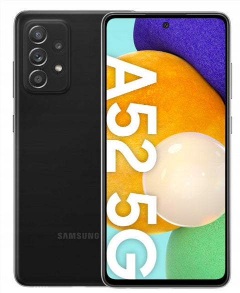 Samsung Galaxy A52 5G A526 BLACK + CASE + TEMPERED GLASS