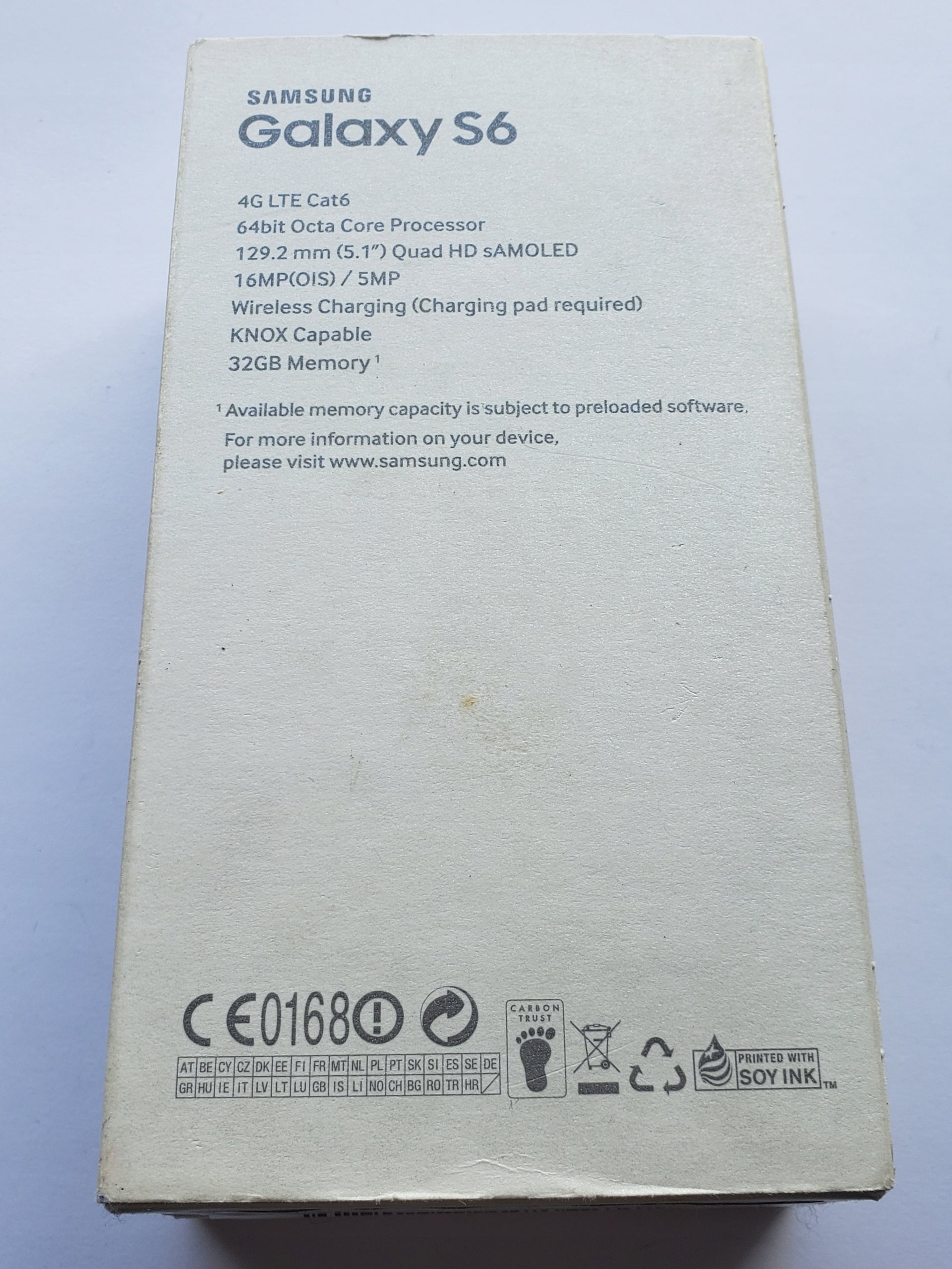 Samsung Galaxy S6 3 GB / 32 GB (LTE) black without lock Salon Poland Unique Charger included yes