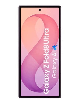 Samsung Galaxy Z Fold 8 Ultra 1TB Purple Headphones included no