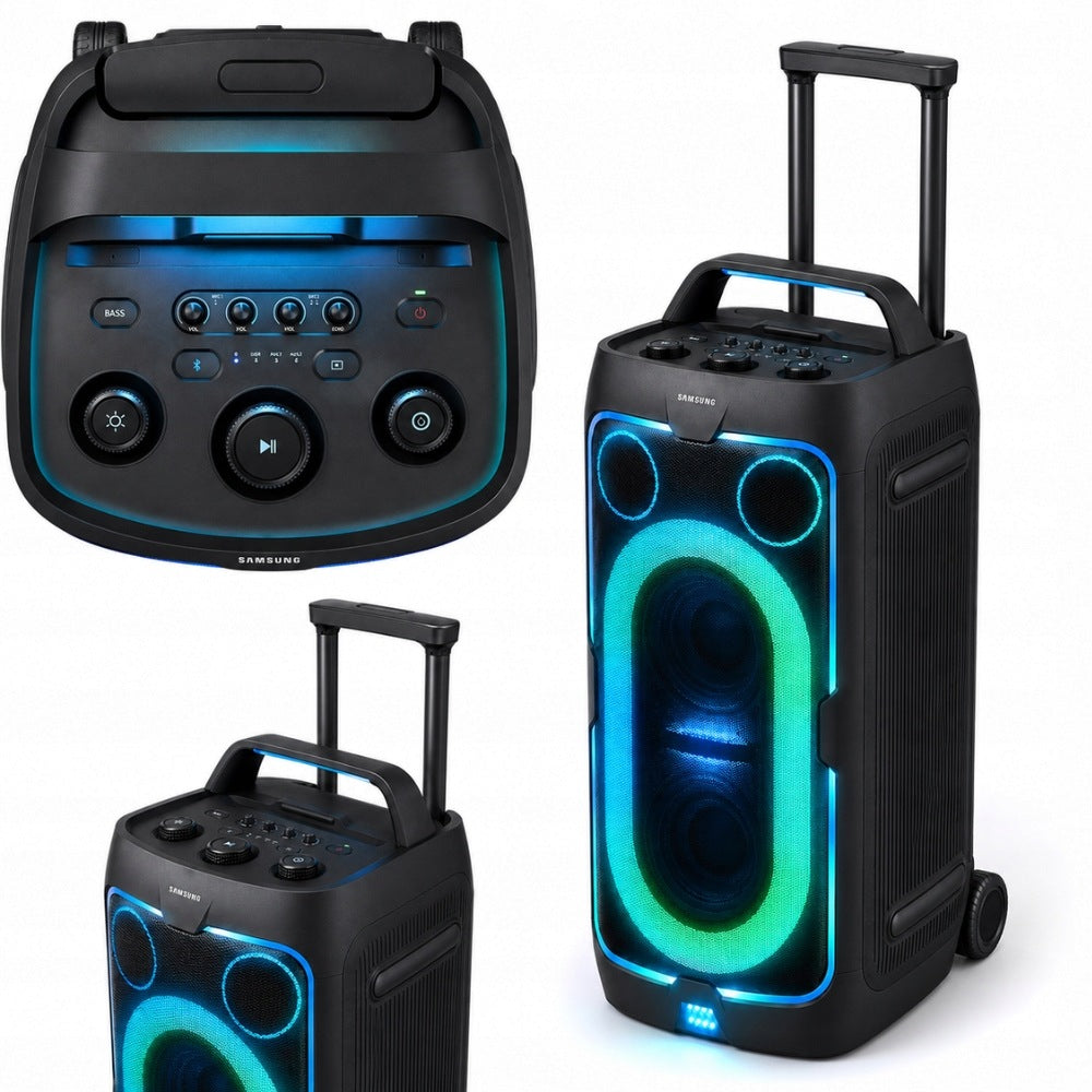 Samsung MX-ST50F Black Power Audio Bluetooth Speaker with Light Effects