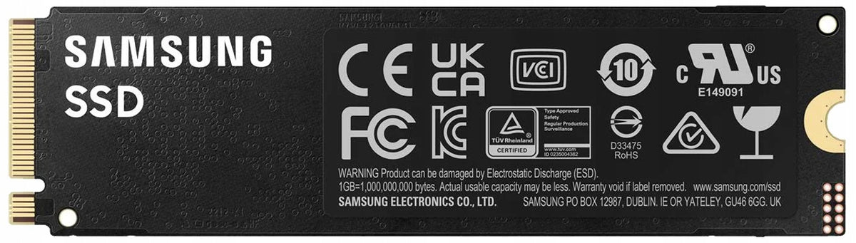 Samsung MZ-V9P4T0BW 4TB M.2 PCIe OEM SSD Manufacturer code MZ-V9P4T0BW