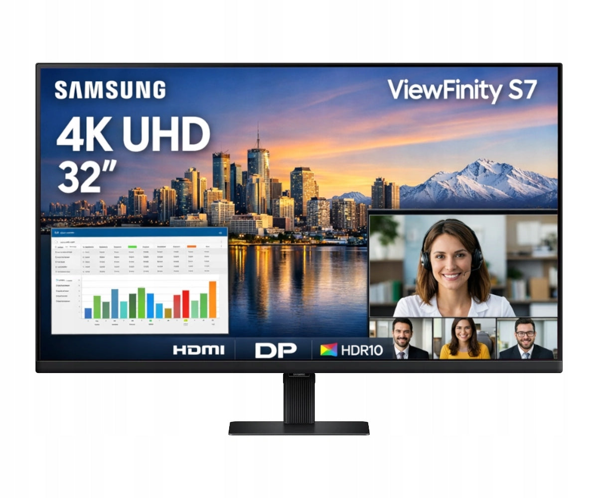 Samsung ViewFinity S70D LS32D700EAUXEN 32" 4K UHD HDR10 VA HDMI DP Monitor