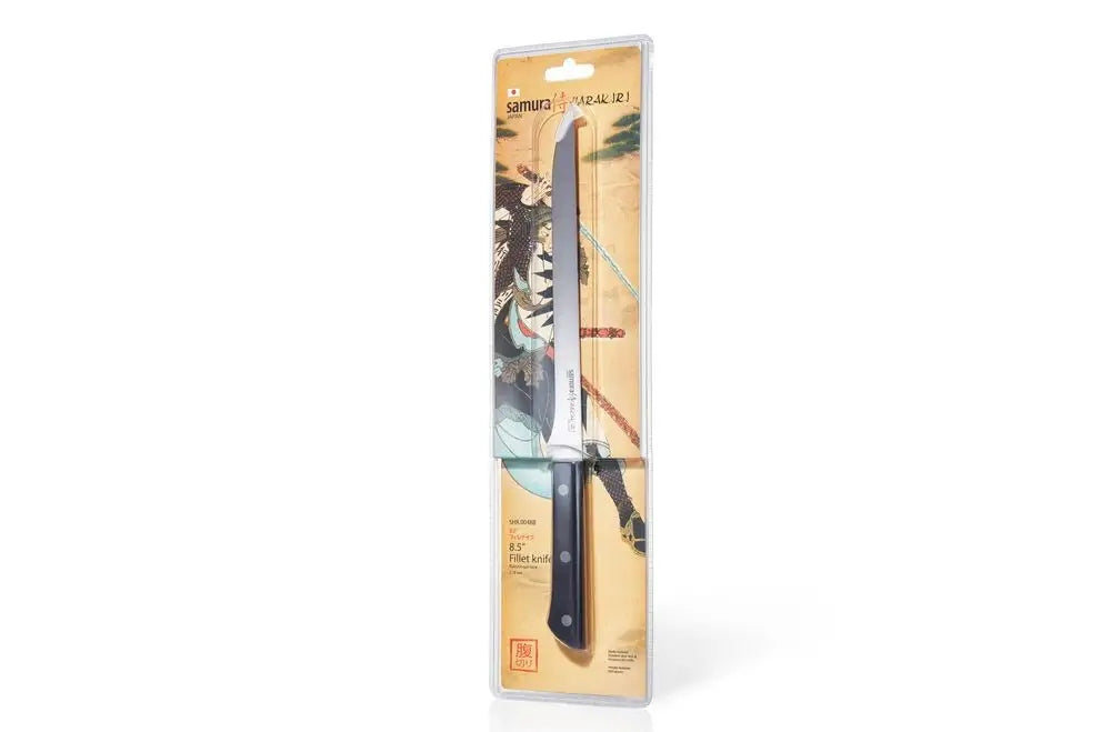 Samura Harakiri filė peilis, 21.8 cm