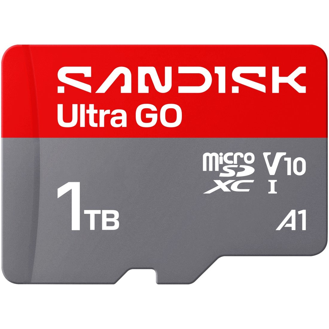 SanDisk 1TB ULTRA GO microSDHC Card - 190MB/s Read, C10, U1, V10, A1, UHS-I