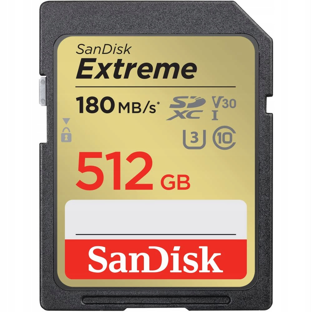 SanDisk 512 Gb Extreme microSDXC card + adapter
