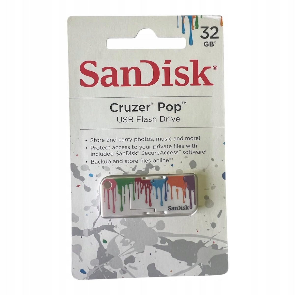 SanDisk Cruzer Pop 32 GB USB Flash Drive