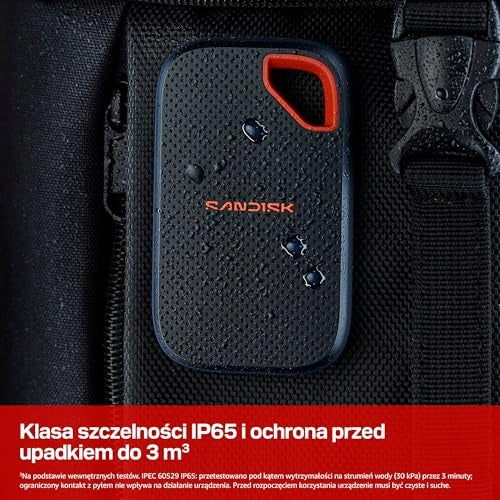 SanDisk Extreme Portable Ssd 1 Tb 2000MB/s USB-C IP65 black Model Extreme Portable