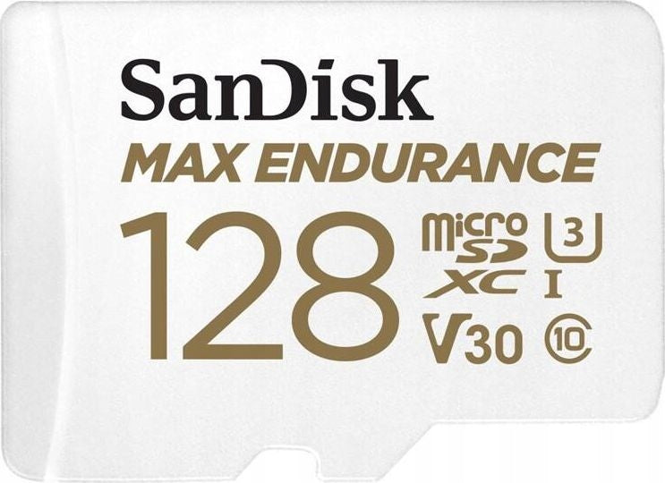 SanDisk Max Endurance MicroSDXC Card 128 GB Class 10 UHS-I/U3 V30