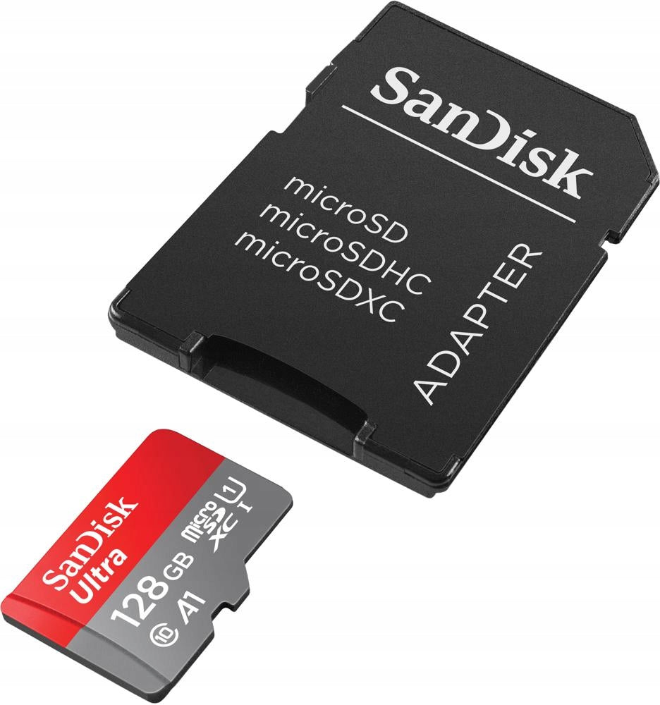 SanDisk SDSQUAB-128G-GN6MA Ultra Memory Card 128GB micro SDXC 140MB/s SD Manufacturer code SDSQUAB-128G-GN6MA
