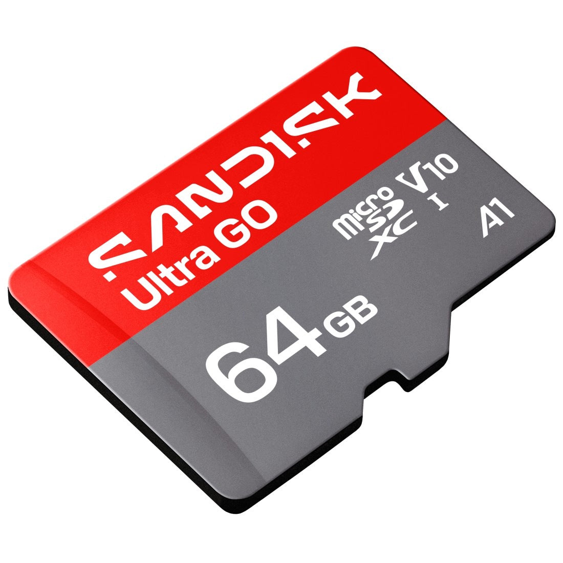 SanDisk ULTRA GO 64GB microSDHC Card - 140MB/s Read, Class 10, U1, V10, A1, UHS-I Manufacturer code SDSQUGN-064G-GN6MN