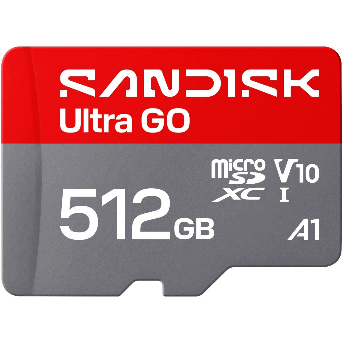 SanDisk ULTRA GO microSDHC 512GB - Read 190MB/s, Class 10, UHS-I, A1