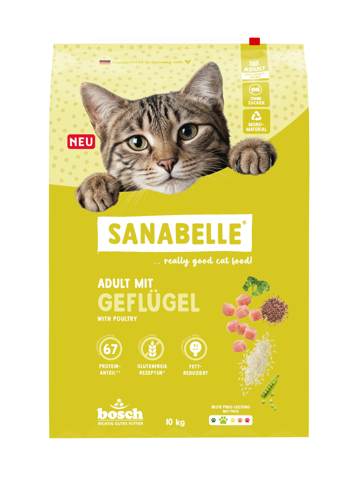 Sanabelle Classic Adult with poultry 10 kg