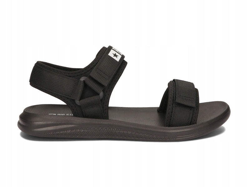 Sandalen für Herren Big Star HH174842, schwarz 