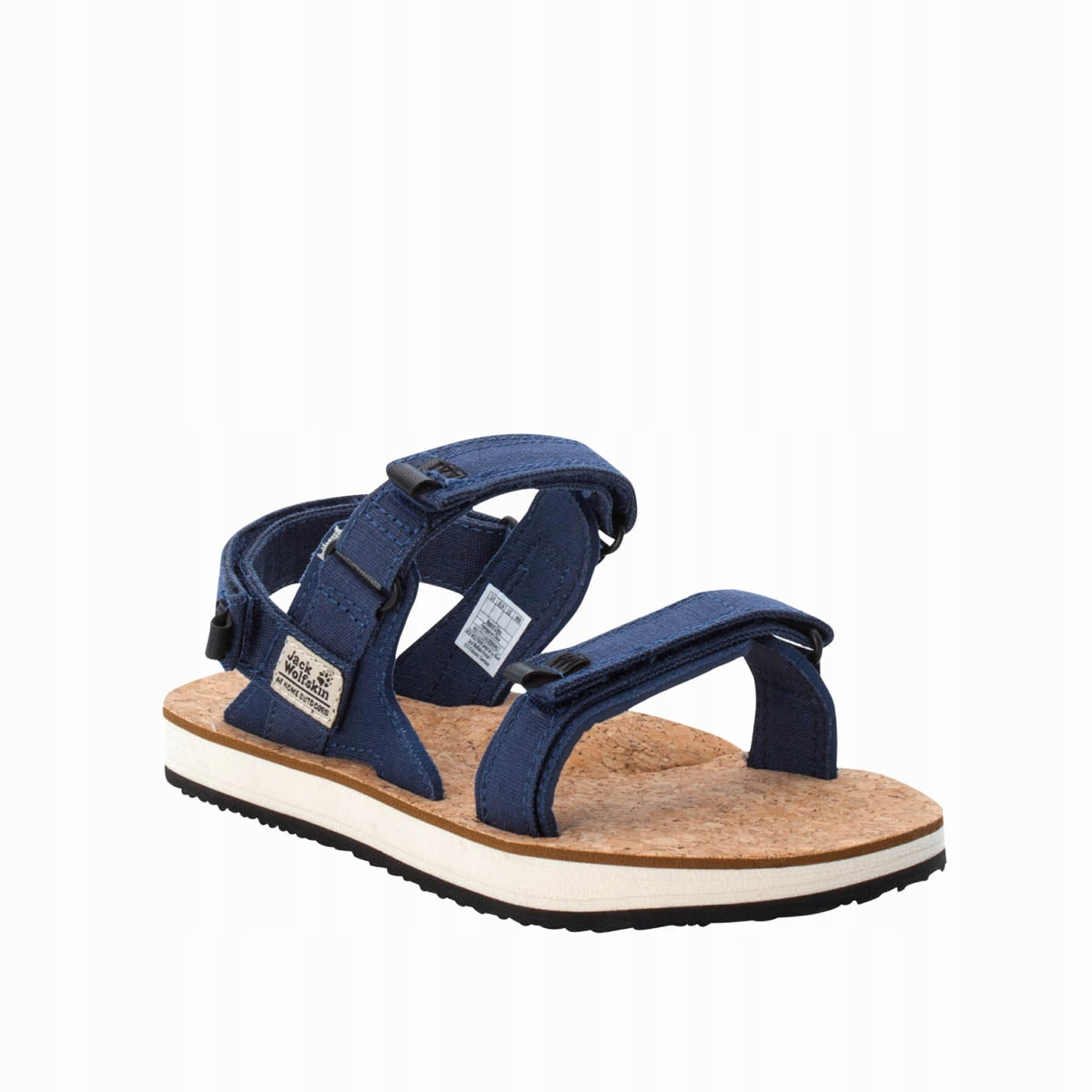 Sandalen für Damen Jack Wolfskin Ecostride 2 Sandal W, schwarz 