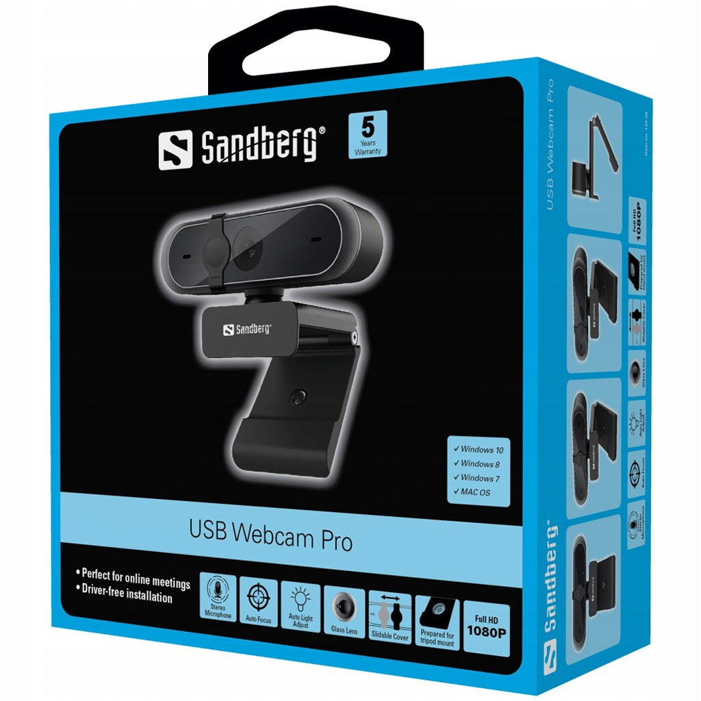 Sandberg USB Webcam Pro 133-95 Model USB Webcam Pro