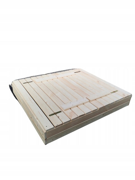 Sandbox 150x150x25 wooden lockable LARGE lava cover Kind wooden