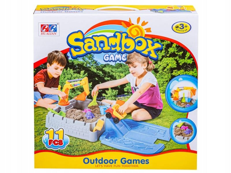Sandbox Castle + Accessories, Excavator, Pool, Slide Manufacturer code 8809
