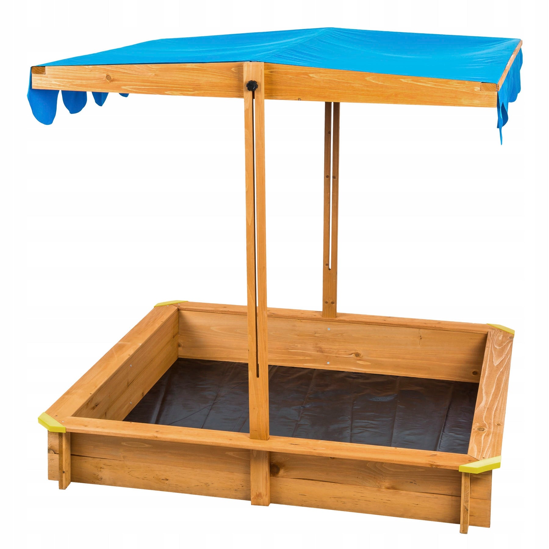 Sandbox Emilia with adjustable roof 120x120x120cm Kid's age 3＋ years