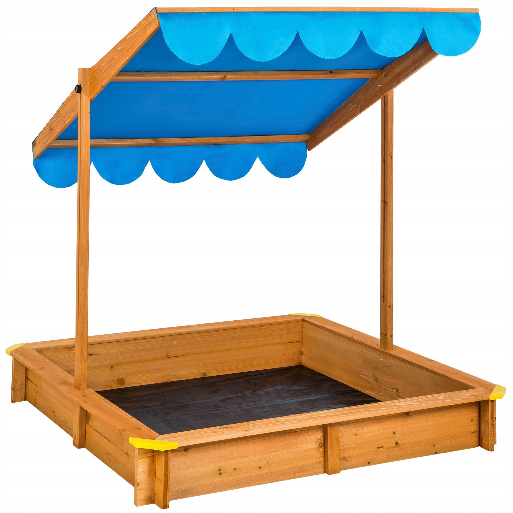 Sandbox Emilia with adjustable roof 120x120x120cm