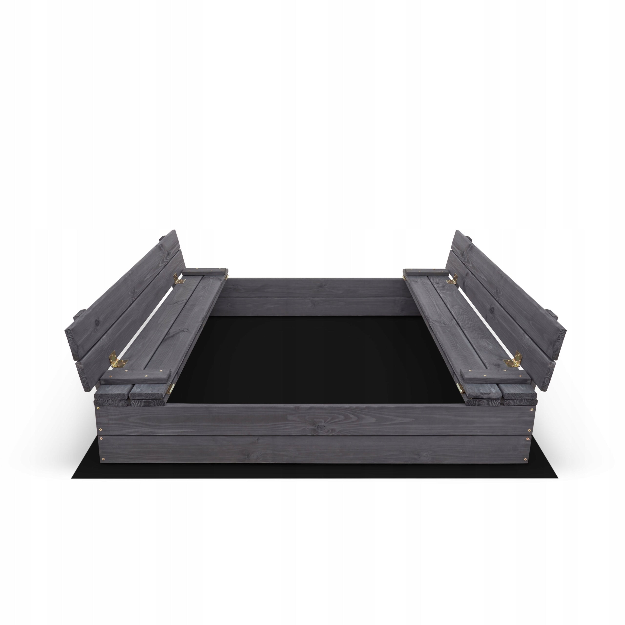Sandbox Impregnated 120x120 Anthracite Wooden Lockable Anthracite Manufacturer code Impregnowana