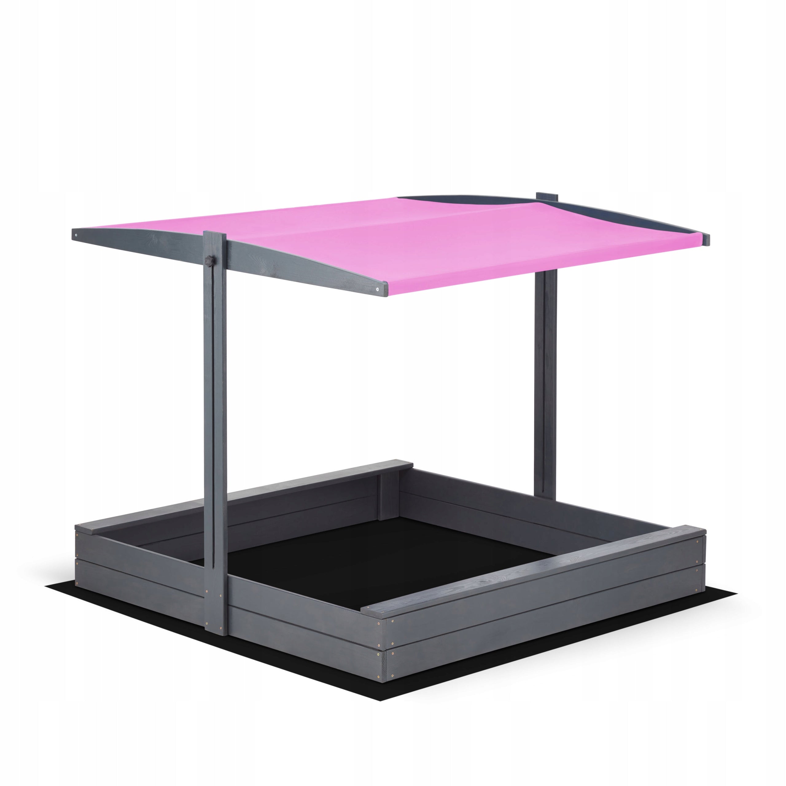 Sandbox Impregnated 120x120 with Pink Canopy Super Quality Manufacturer code 120 Slim+Dach_Rosa
