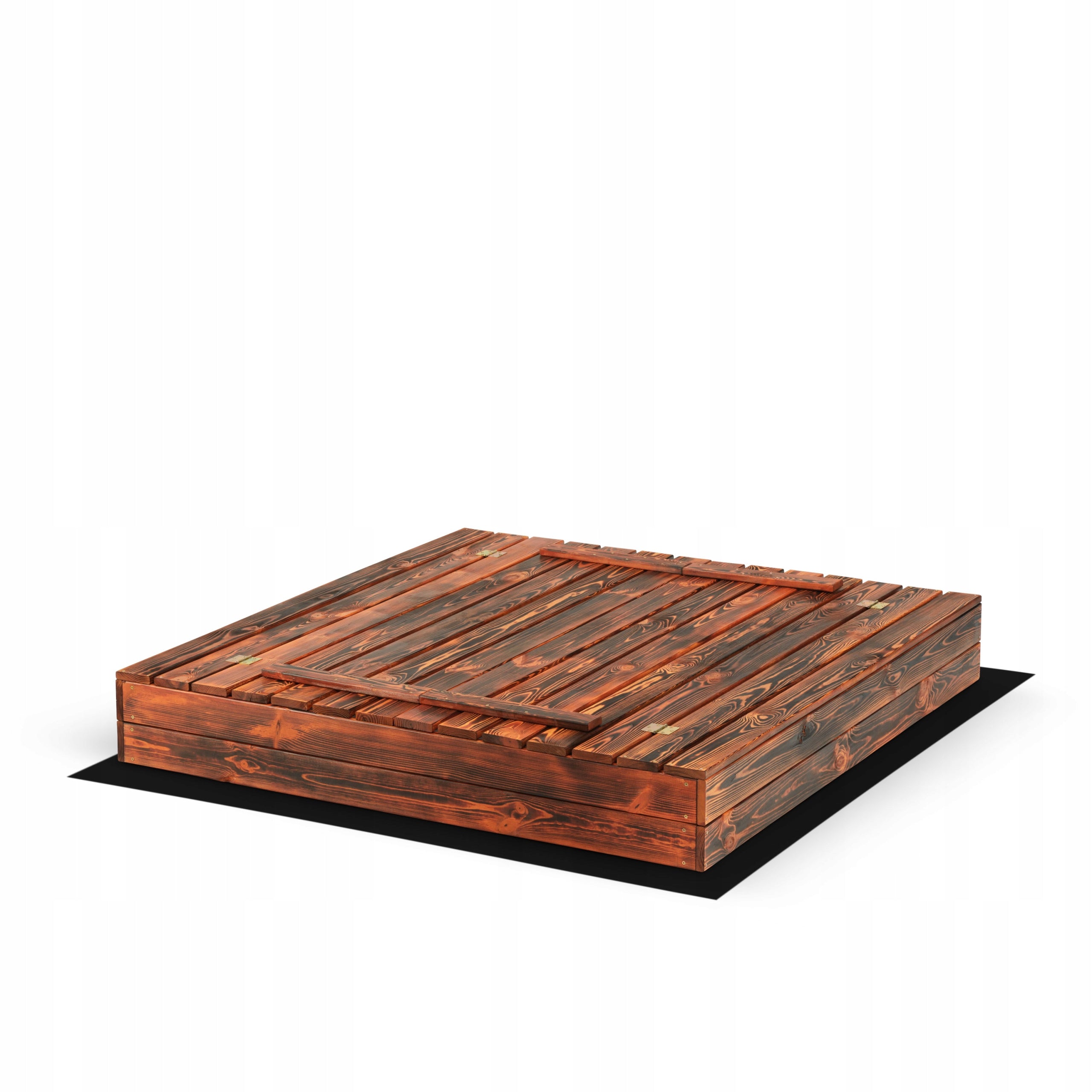 Sandbox Lacquered 140x140 XL Fired Wooden Lockable Manufacturer code 140 Ogniowana