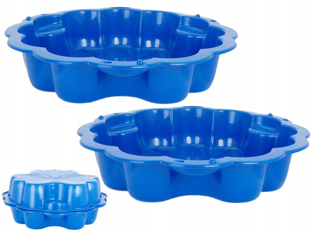 Sandbox Or Pool Plastic XXL Blue2in1 Shell Lockable Solid Brand no brand