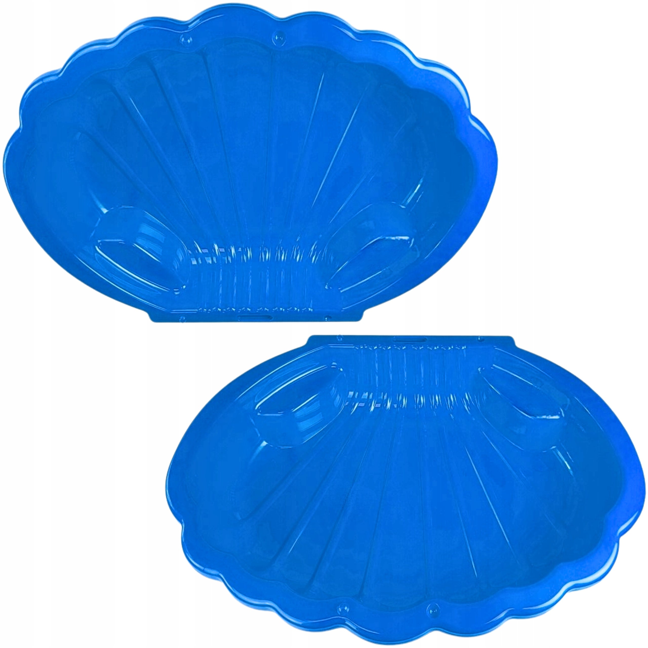Sandbox / Pool Plastic XXL Shell Lockable Blue 2in1 SOLID