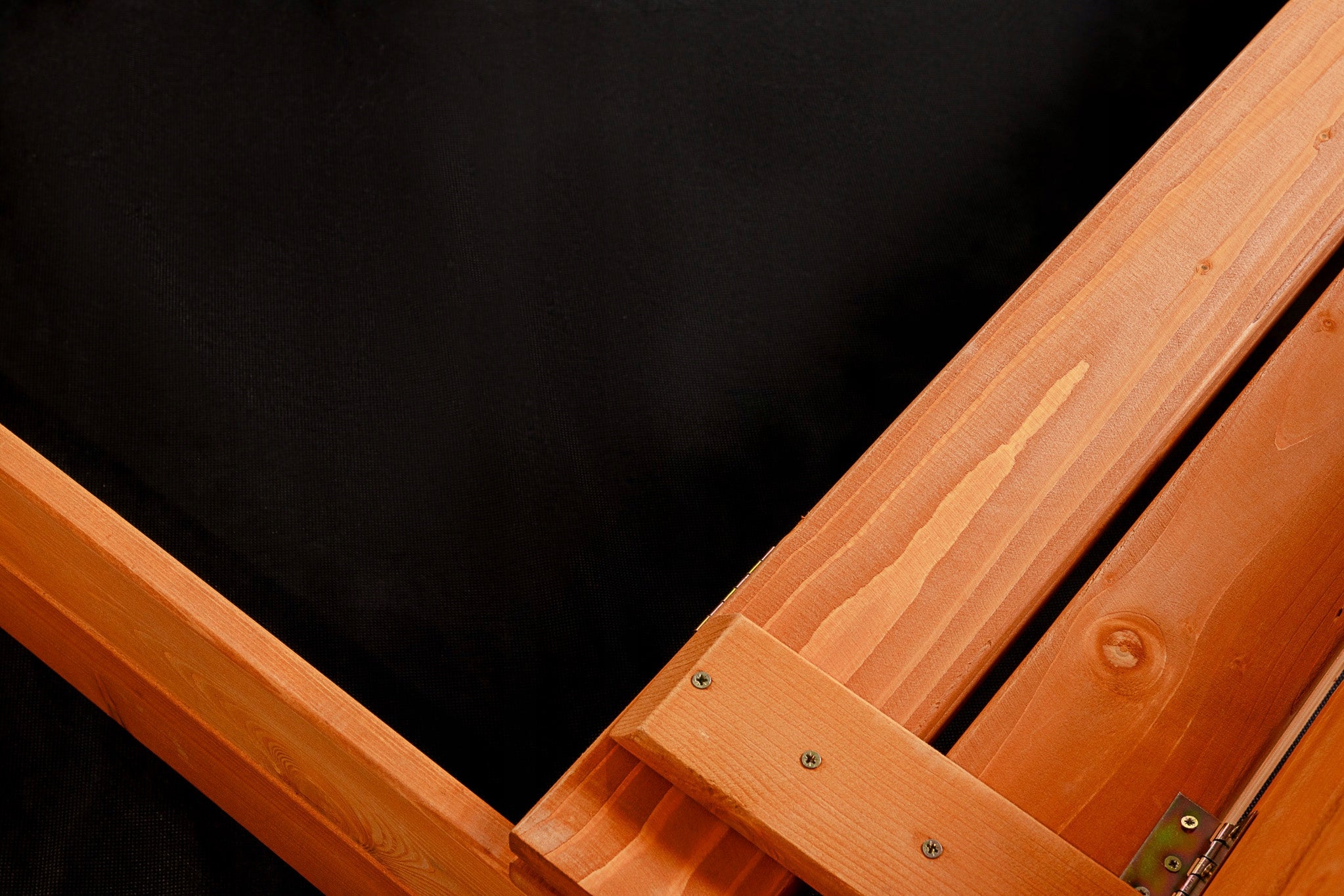 Sandbox Wooden Impregnated Lockable 100 cm Mounting Holes Kind wooden