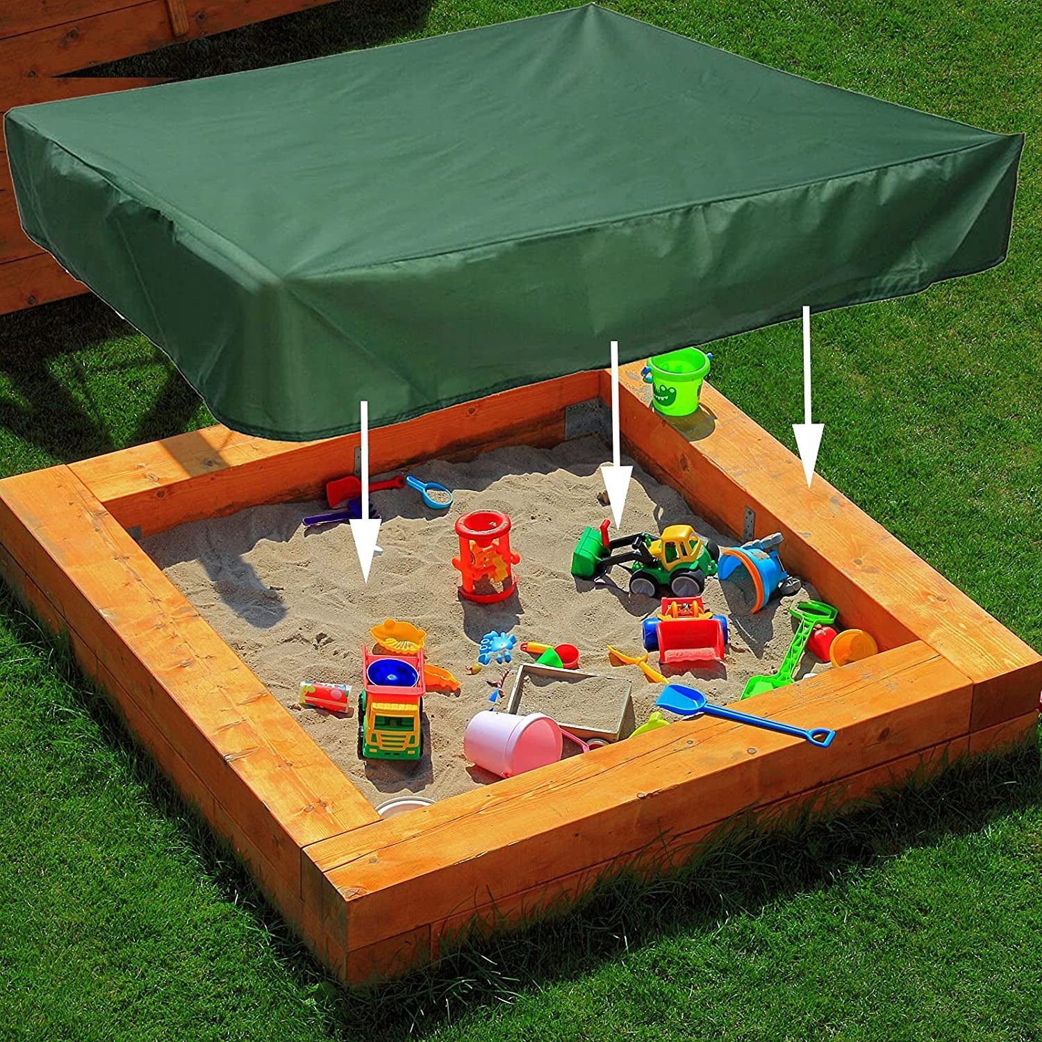 Sandbox cover 200 x 200 cm Product width 200 cm