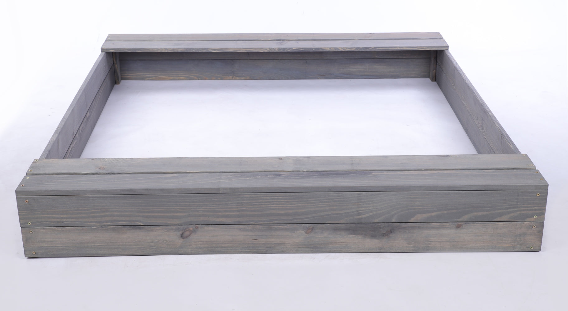 Sandbox impregnated 140x140 with benches AGROTEXTILE eco wood Kind wooden
