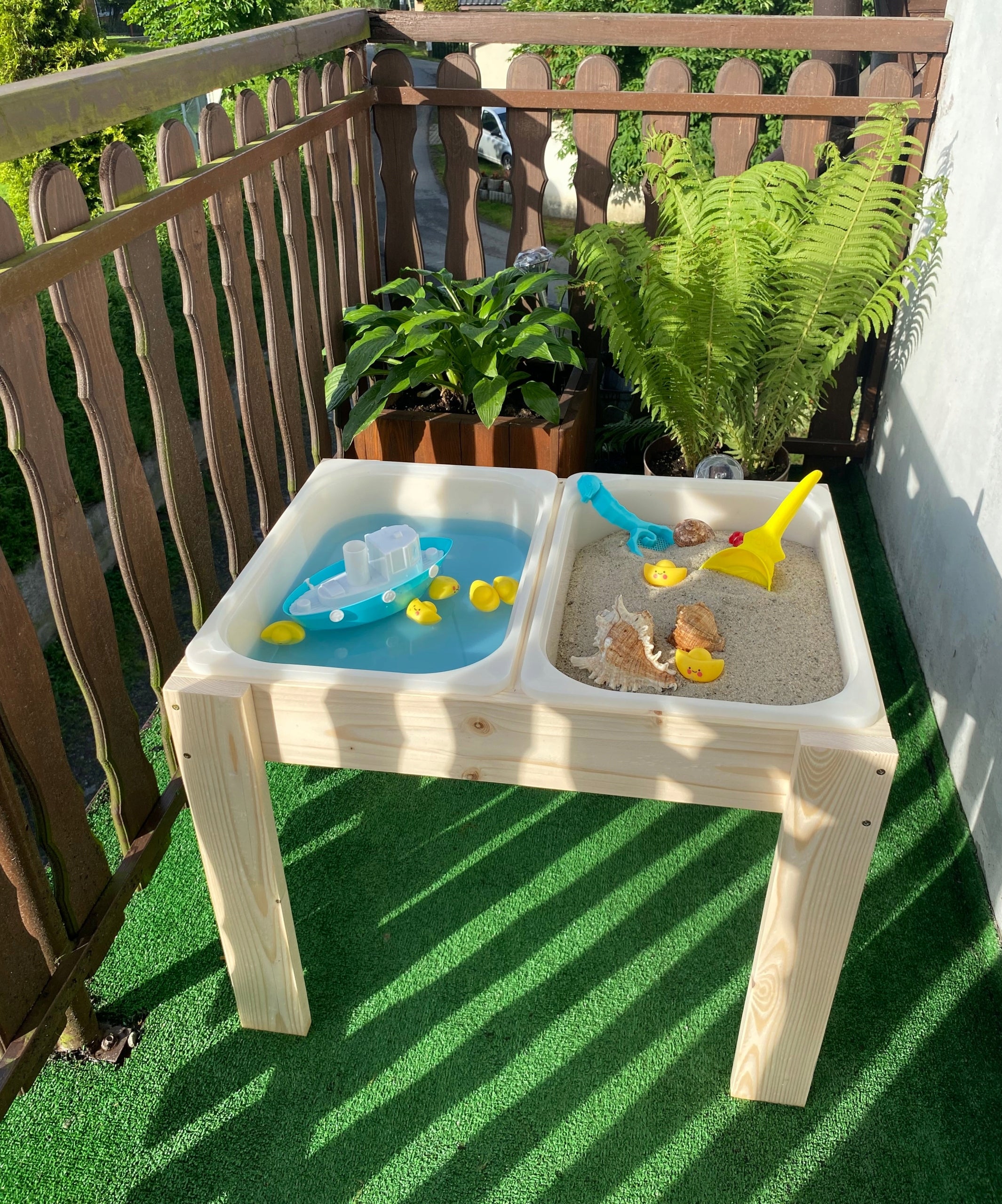 Sandbox sensory table fun sand water 49cm EAN (GTIN) 5905943674118