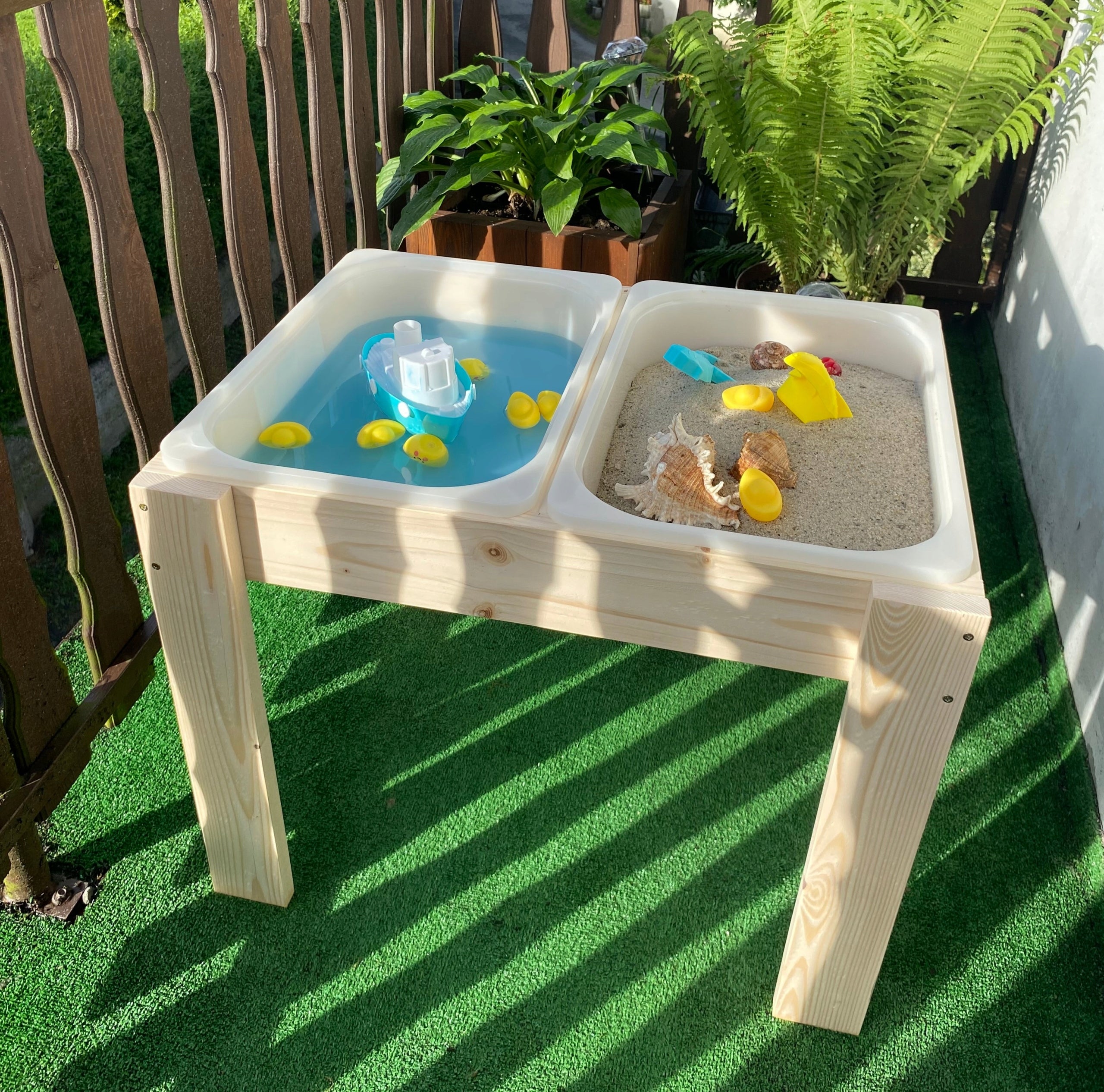 Sandbox sensory table fun sand water 49cm Manufacturer code PD-EDU-eko
