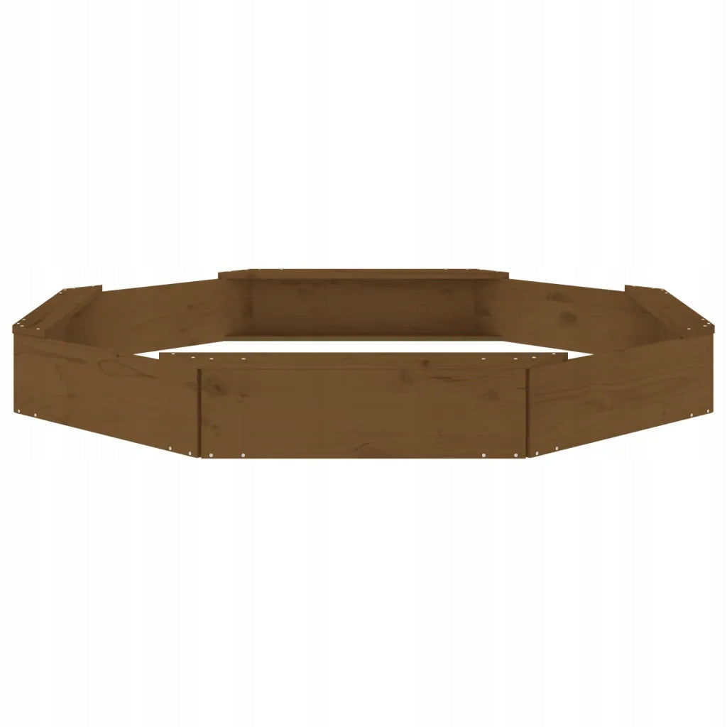 Sandbox with seats, honey, octagonal, pine wood Manufacturer code 825019