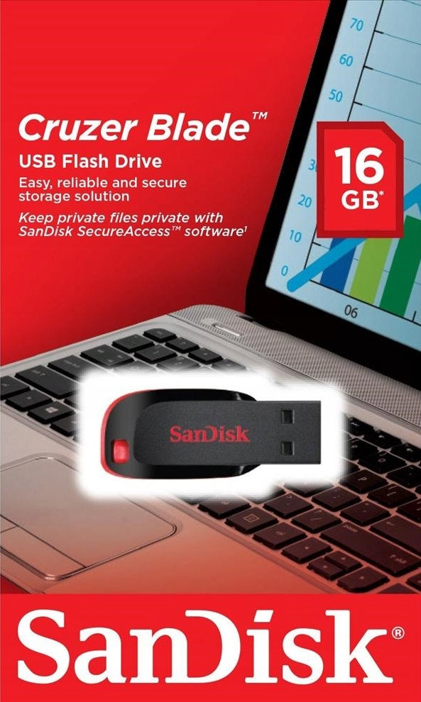 Sandisk Cruzer Glide 3.0 USB Flash Drive 16GB