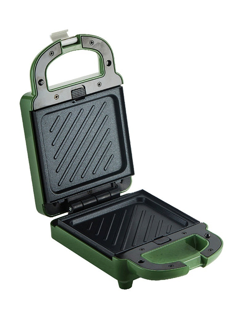 Sandwich Toaster Greenis 650W Green - Interchangeable Tiles and Automatic Lock