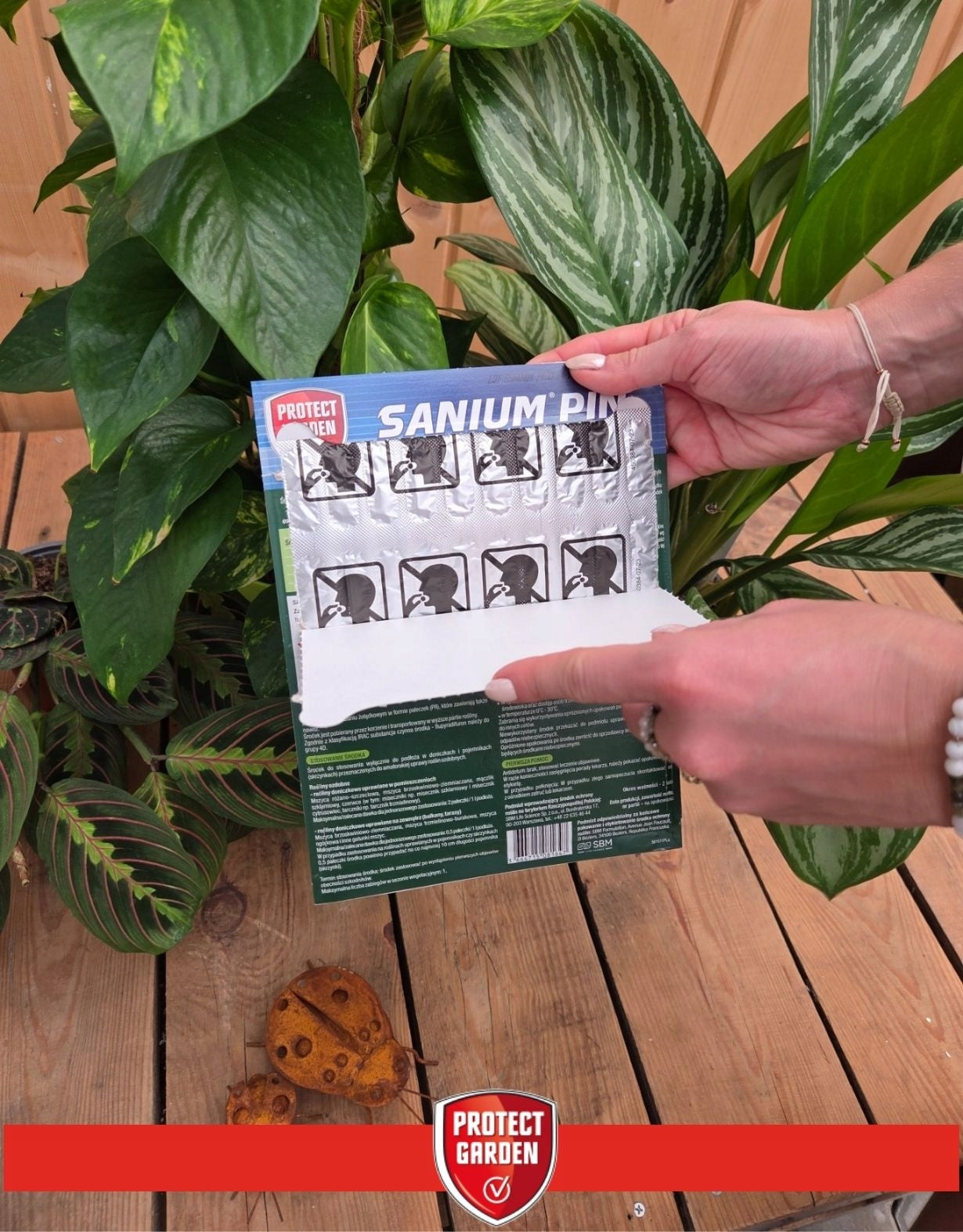 Sanium Pin 2in1 Earth Chopsticks Aphids Shielders + Fertilizer 40pcs Purpose insecticidal, against insects against pests regeneration