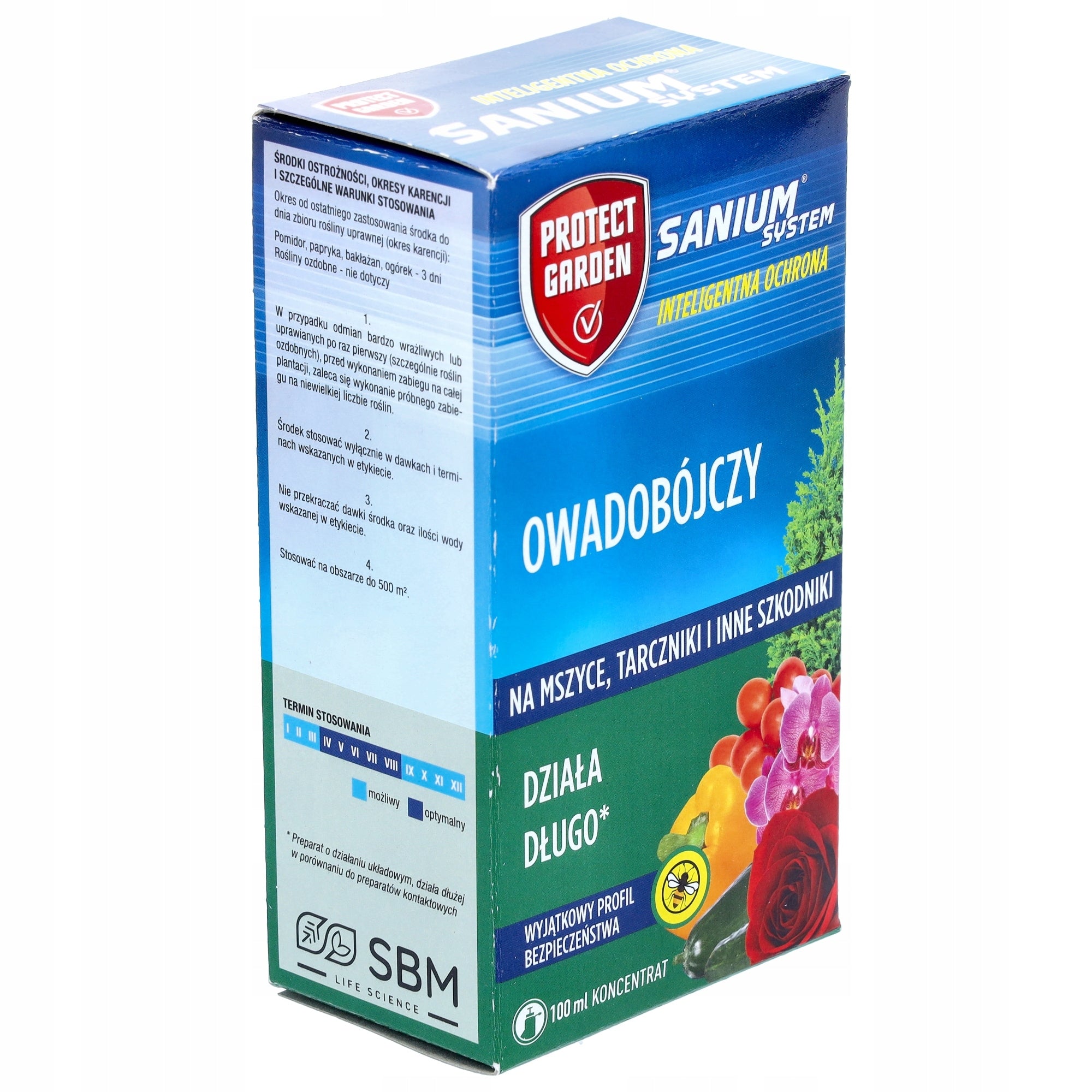 Sanium System 100ml Protect Garden Insecticide Aphid Agent Volume 0.1 l